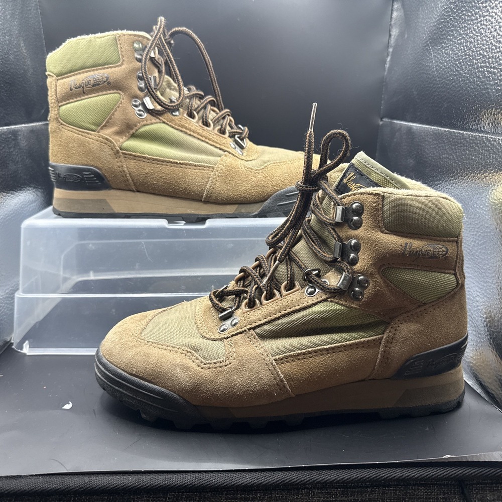Vintage Vasque Womans Alpha Hiking Trail Boots Sz 8 Brown Lace Up Round